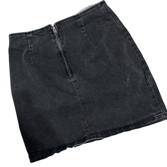 Free People Charcoal Midi Skirt - Picture 2 of 4